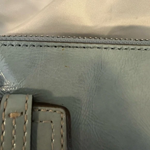 Baby Blue Coach Clutch - Picture 6 of 11
